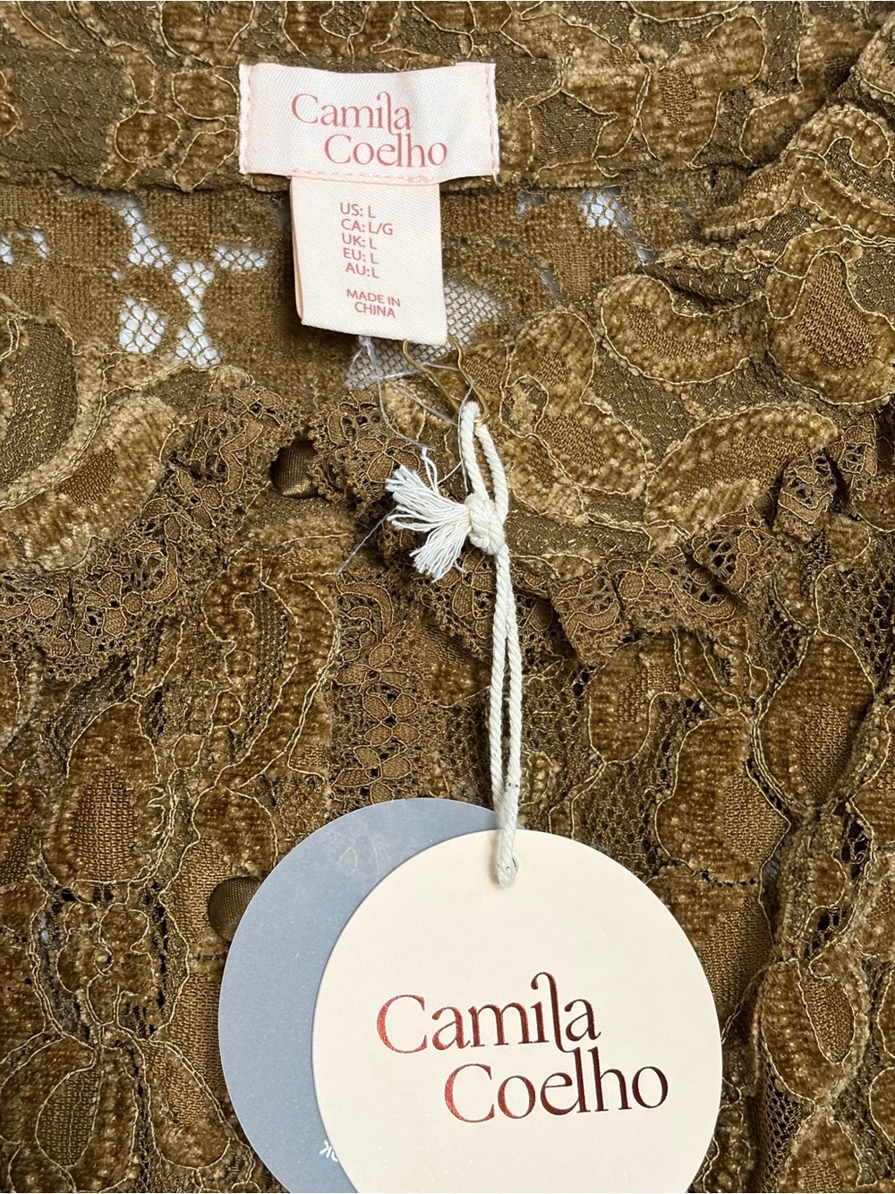Camila Coelho Lace Ruffle-Collar Blouse - Picture 3 of 11